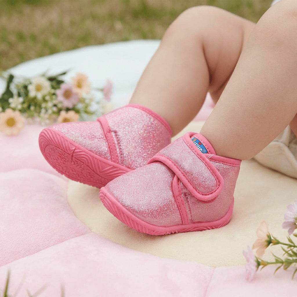 Chicco Chaussons Premier Pas Pailletés Bébé Fille