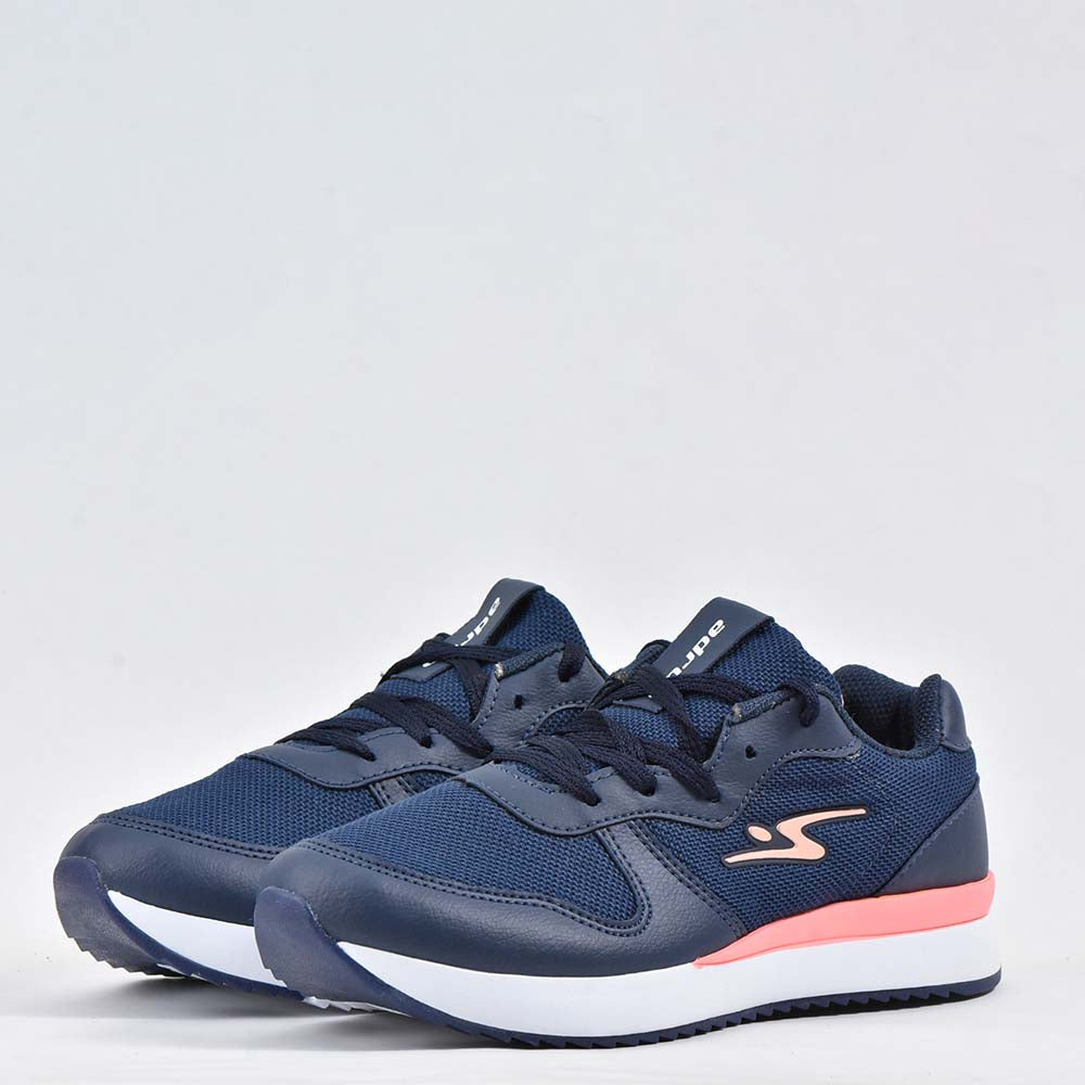 Adrun Baskets Sneakers Confortables Femme Bleu