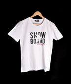 T-shirt BLANC SNOW BOARD