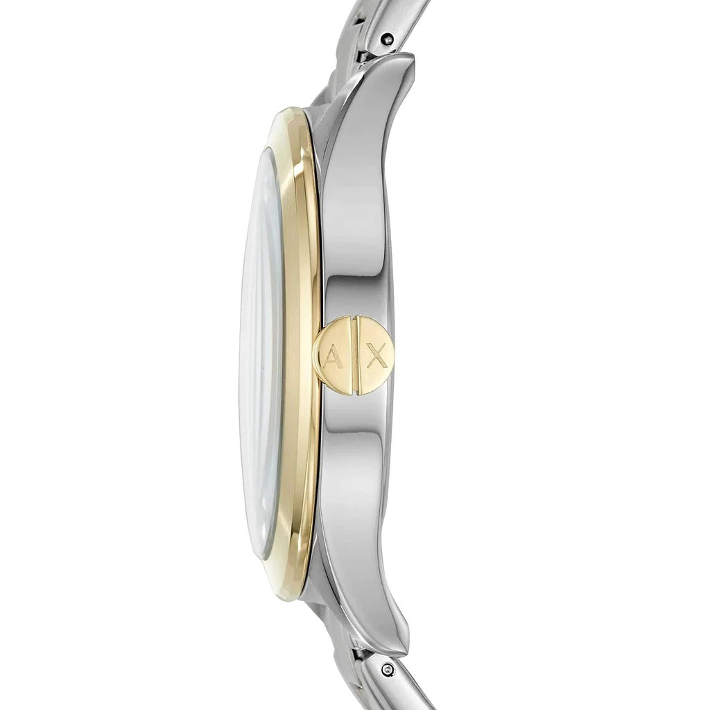 Armani Exchange Montre Bracelet Bicolore Élégante Homme