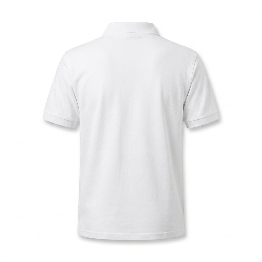 Kimland Polo Homme Blanc Classique Élégant