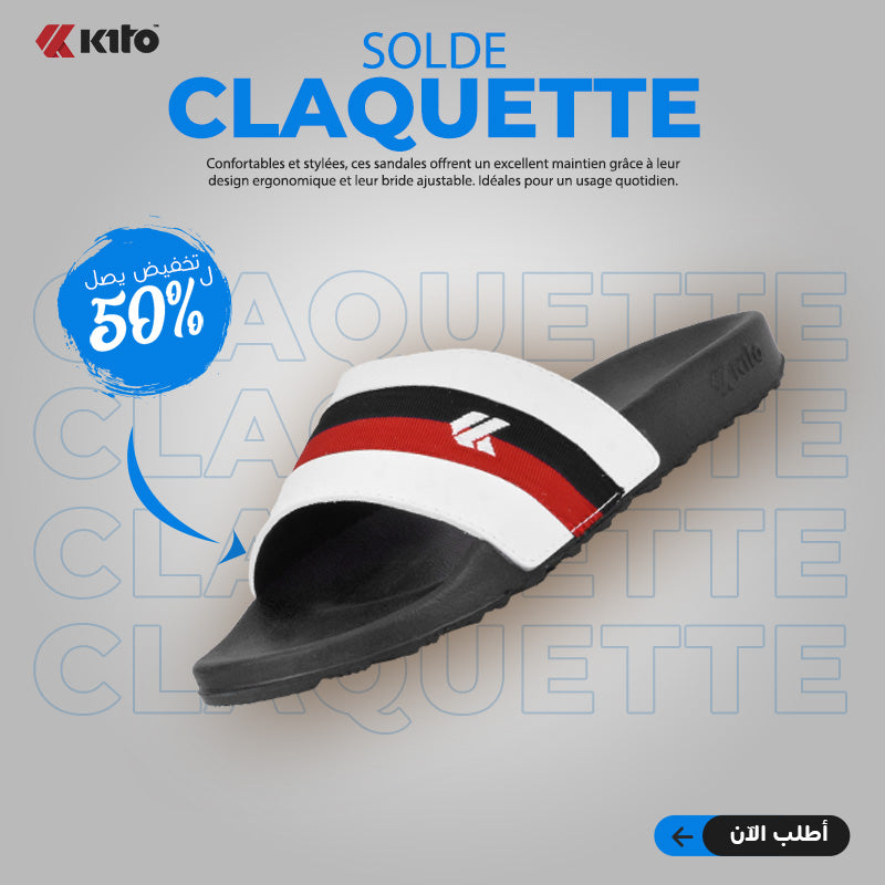 Kito Claquettes Sportives Confortables Homme