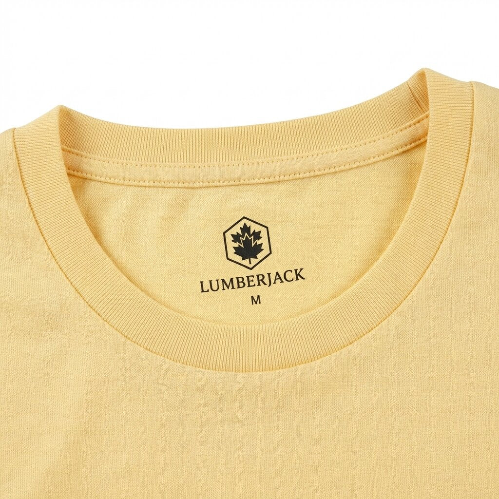 Kimland T-shirt Jaune Logo Feuille Homme