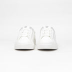 Massimo Baskets Basses Minimalistes Blanc Homme