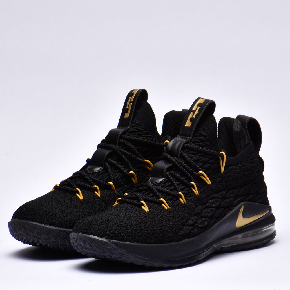 Nike Basketball Chaussures Performance Noir et Or Homme