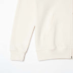 Sweat à Capuche Zippé Milano Blanc Cassé Homme