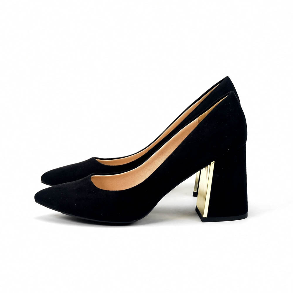 André Escarpins Talons Bloc Élégants Femme
