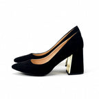 André Escarpins Talons Bloc Élégants Femme