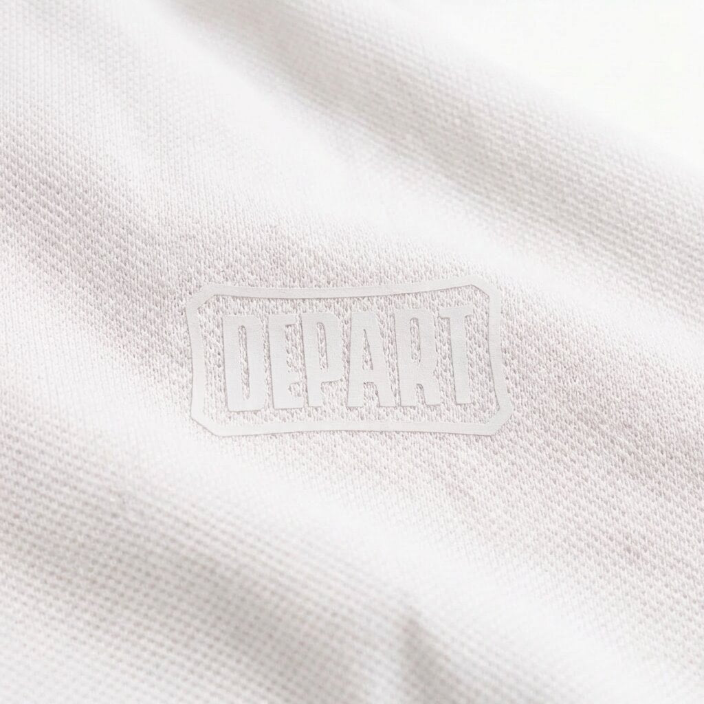 Kimland Polo Homme Blanc Classique Élégant