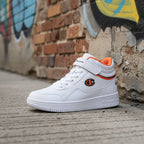 Champion Baskets Montantes Style Urbain Blanc Enfant