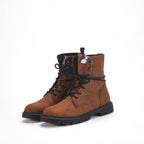 Safety Jogger Bottines à Lacets Style Nubuck Femme