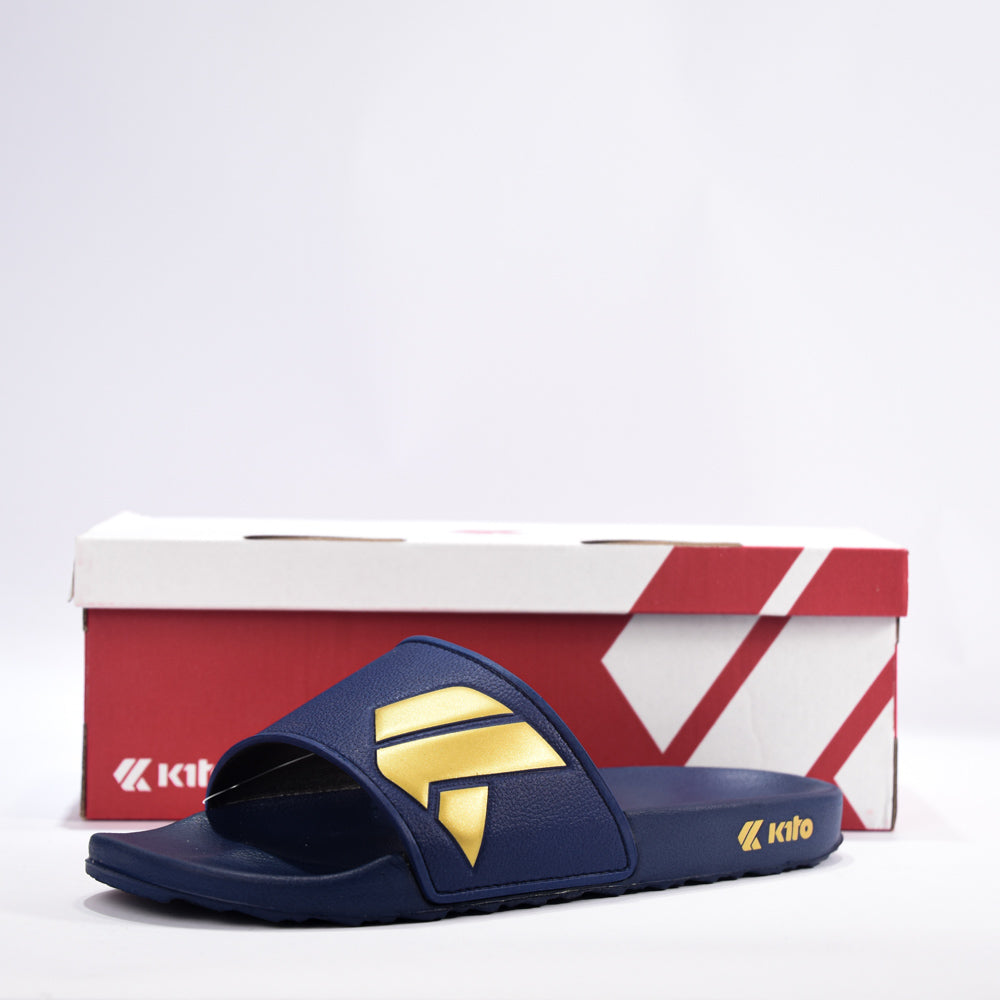 Kito Claquettes Logo Doré Confortables Homme
