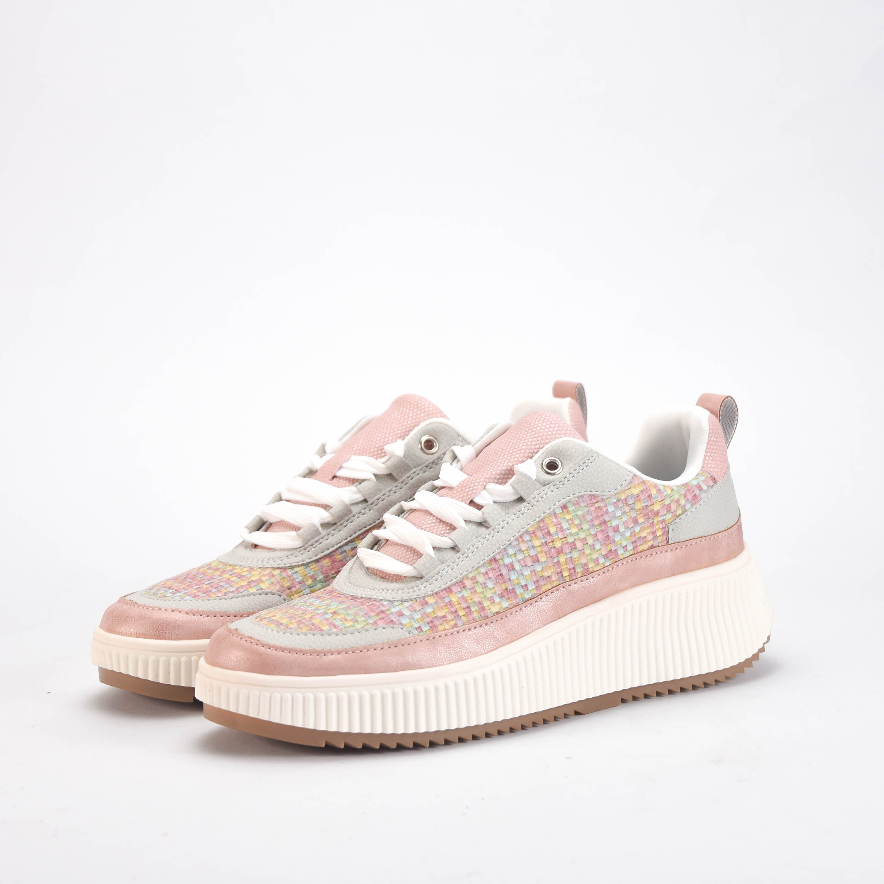Street Life Baskets Plateforme Multicolores Femme