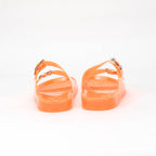 Kimland Sandales Translucides Orange Été Femme