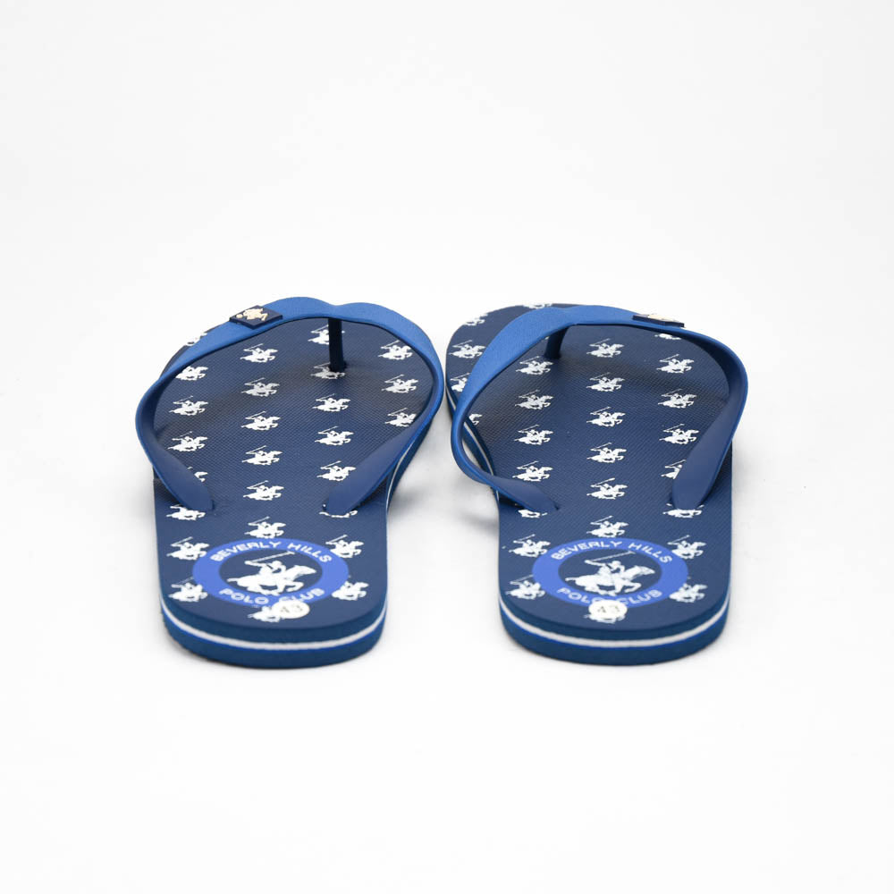 Beverly Hills Polo Club Claquettes Logo Bleu Homme