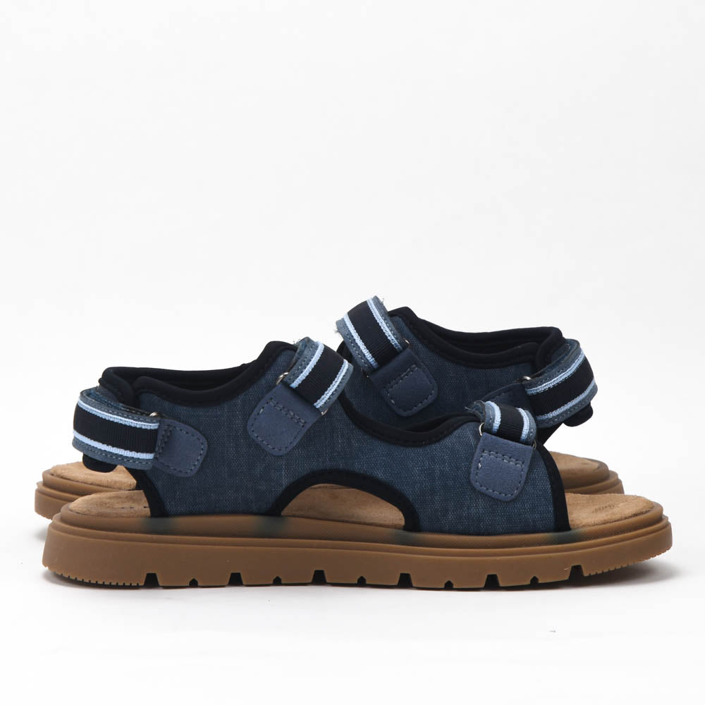 Kimland Sandales Confortables Bleu Marine Enfant