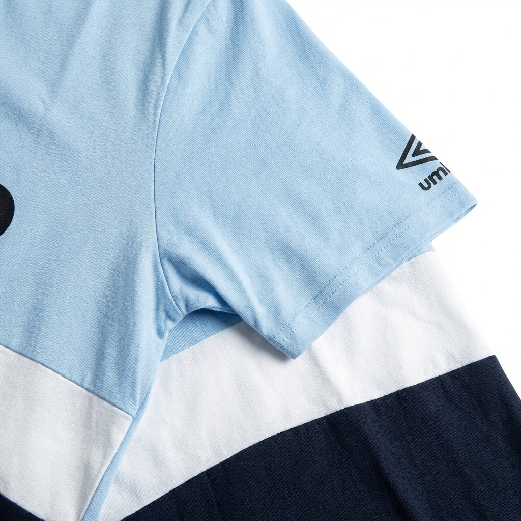 Umbro T-shirt à Logo Tricolore Homme
