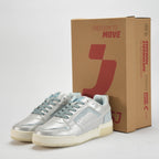 Safety Jogger Sneakers Argentées Effet Métallique Femme