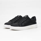 Massimo Baskets Basses Élégantes Noir Homme