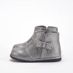 Chicco Bottines Argentées Brillantes avec Nœud Fille