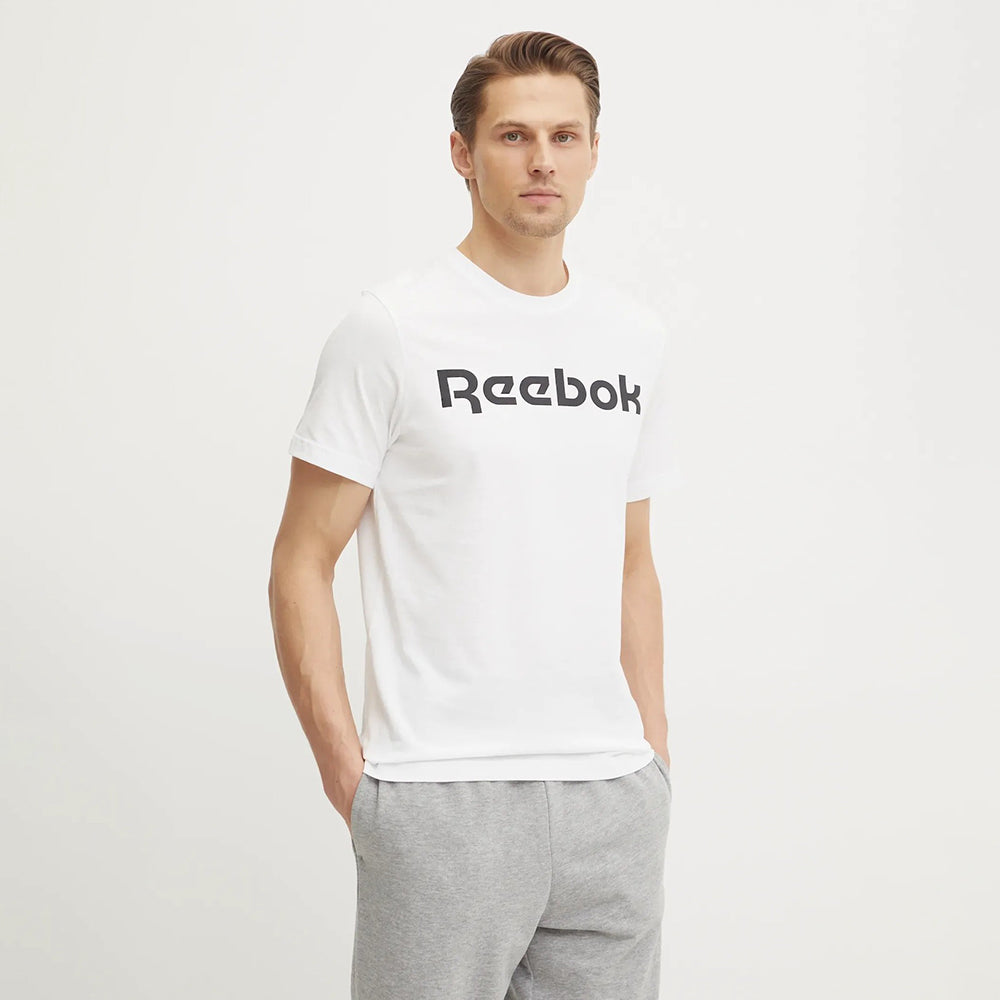Reebok T-Shirt Logo Classique Blanc Homme