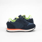 SUN68 Sneakers à Scratch en Daim et Textile Enfant