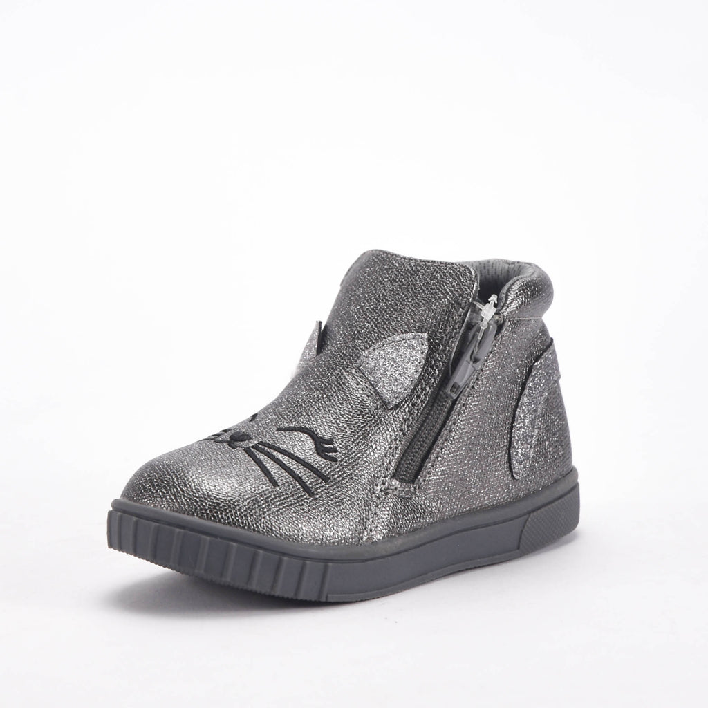 Chicco Bottines Pailletées Motif Chat Fille