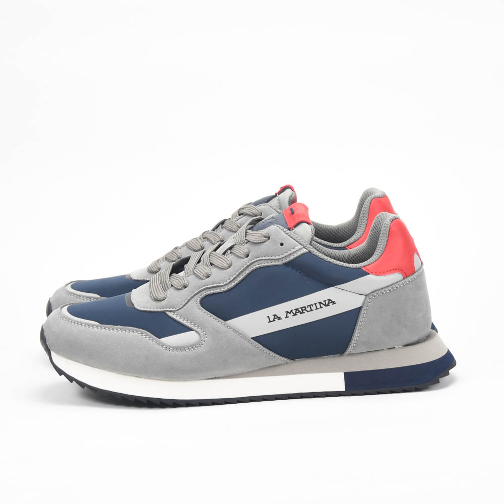 La Martina Baskets Basses Style Sportif Homme