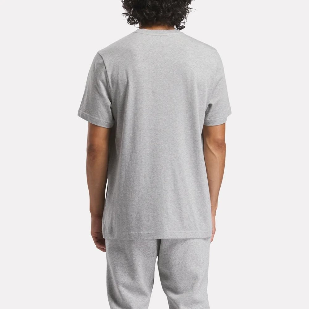 Reebok T-Shirt Logo Classique Gris Homme