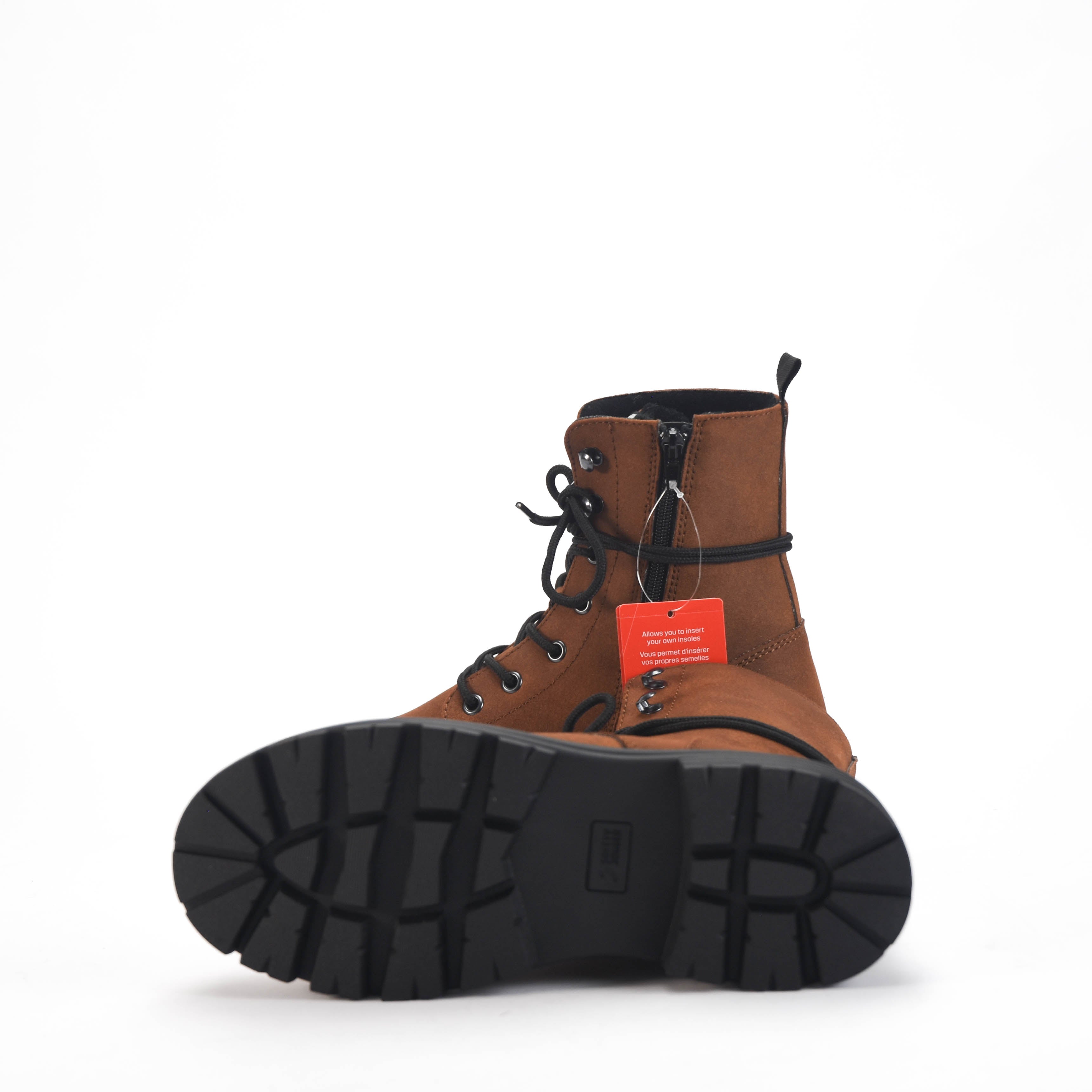 Safety Jogger Bottines à Lacets Style Nubuck Femme