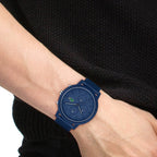 Montre Lacoste Chrono Bracelet Silicone Bleu Homme