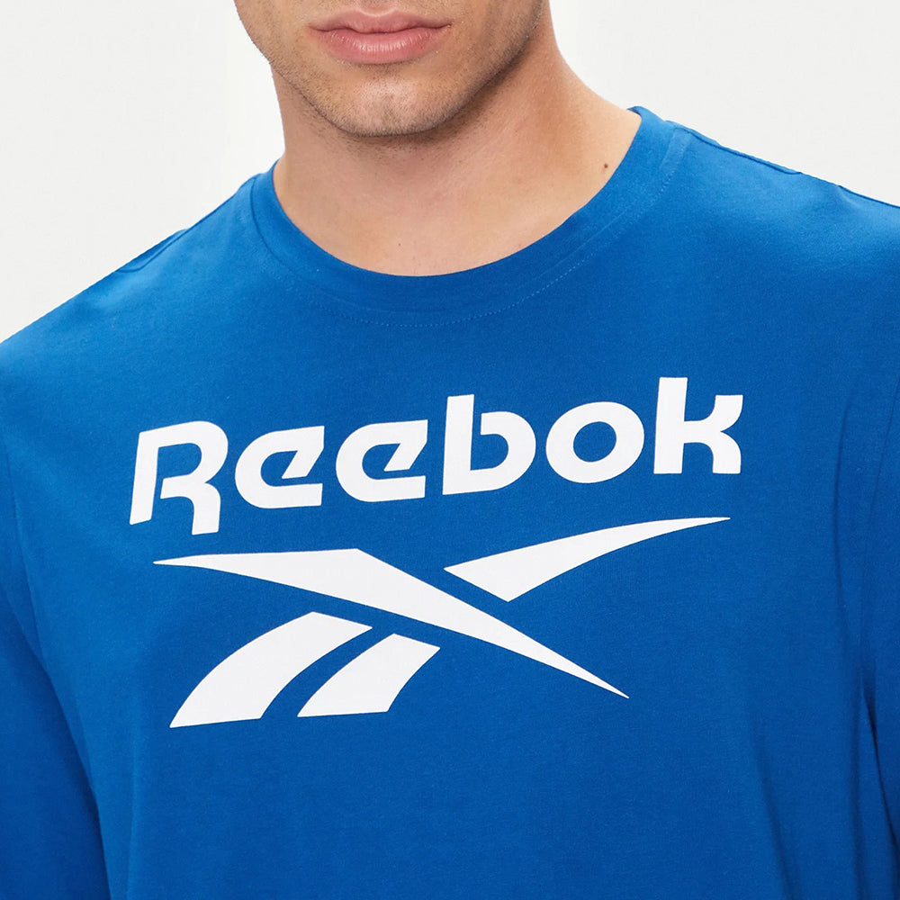 Reebok T-Shirt Logo Classique Bleu Homme