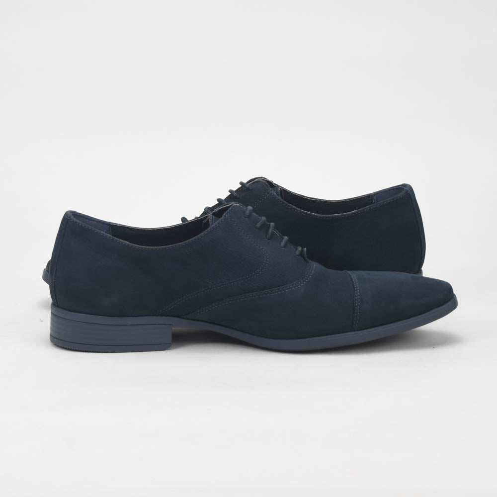 André Chaussures Richelieu Daim Bleu Élégant Homme