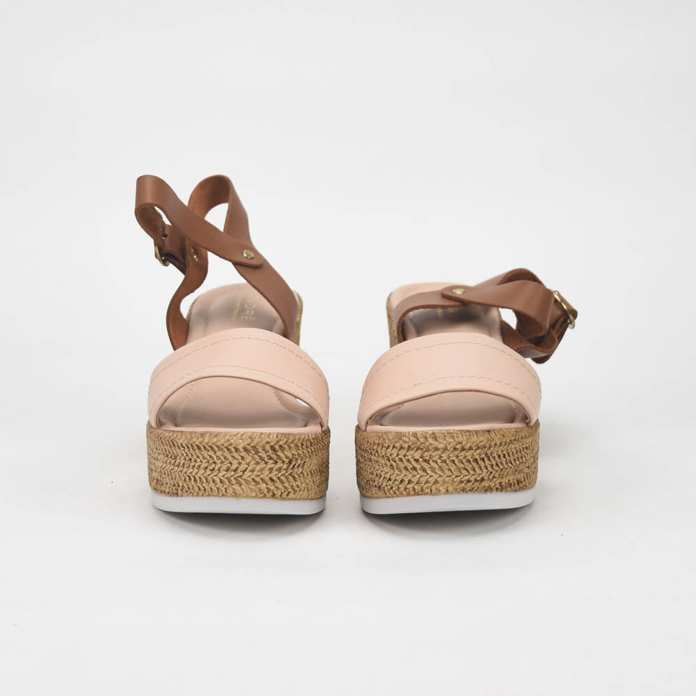 André Sandales Compensées Style Espadrille Femme