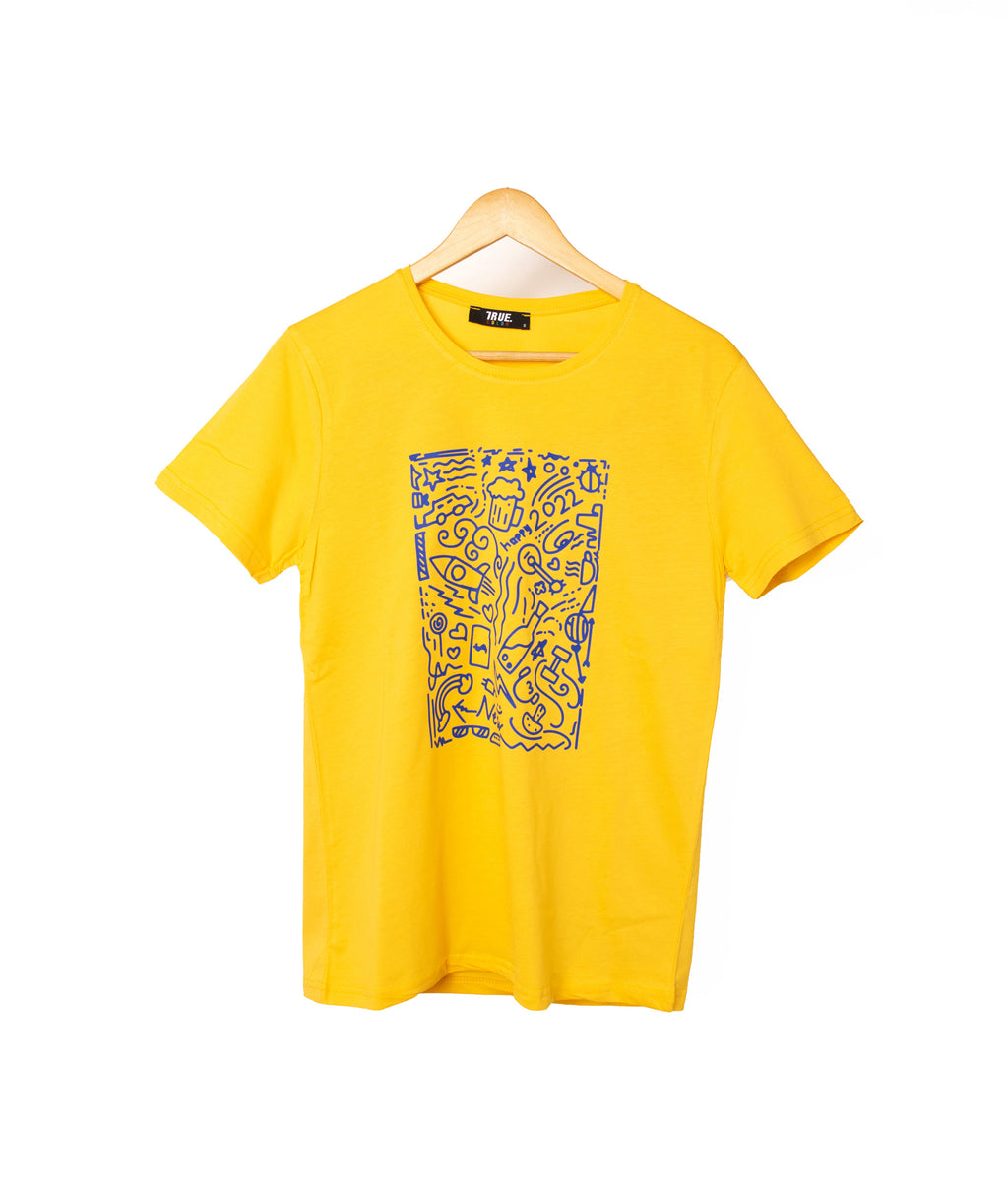 T-shirt JAUNE *HAPPY 2022*