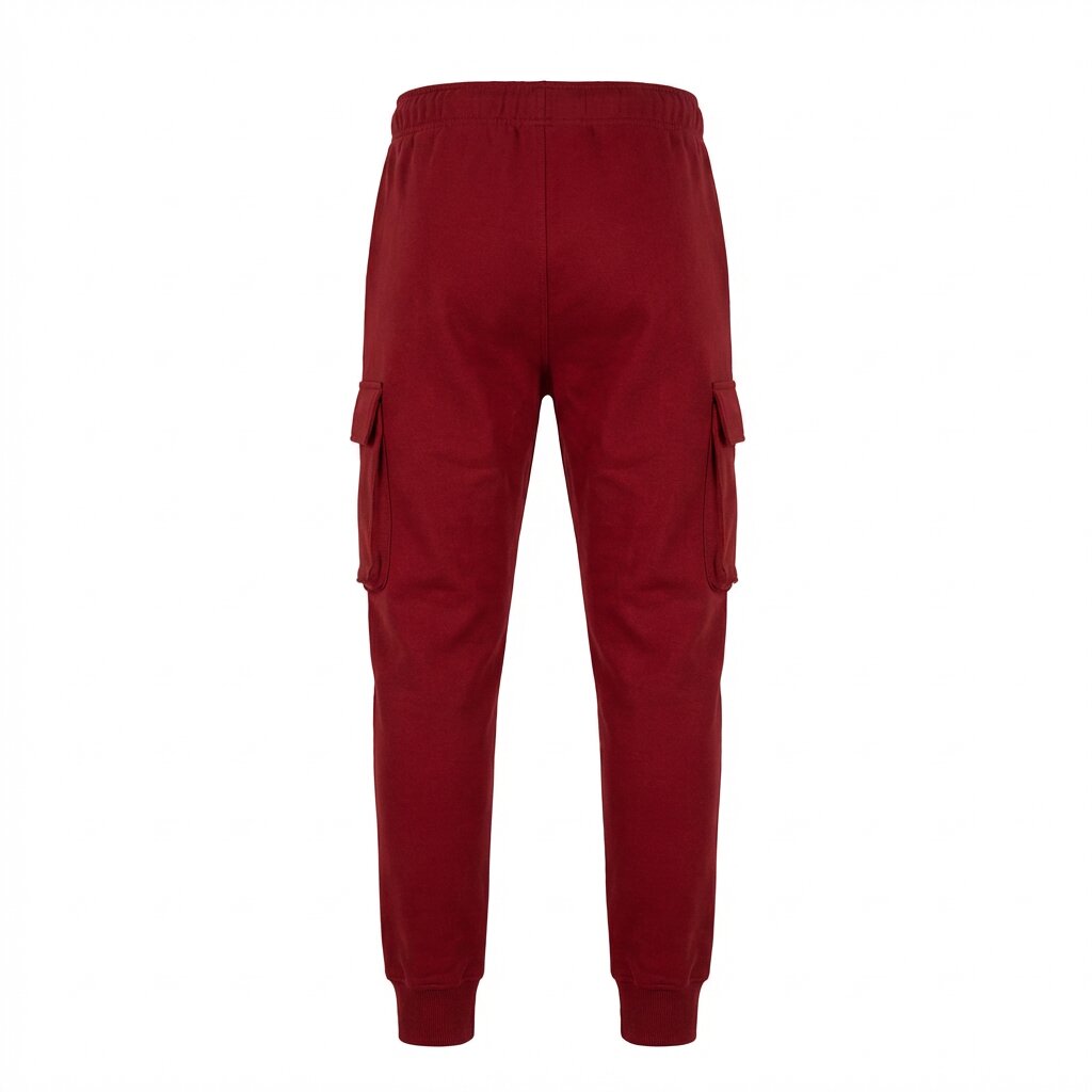 DEPART Pantalon Jogging Cargo Slim Bordeaux Homme
