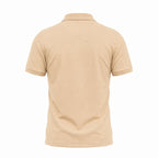 Départ Polo Homme Beige Élégant et Confortable