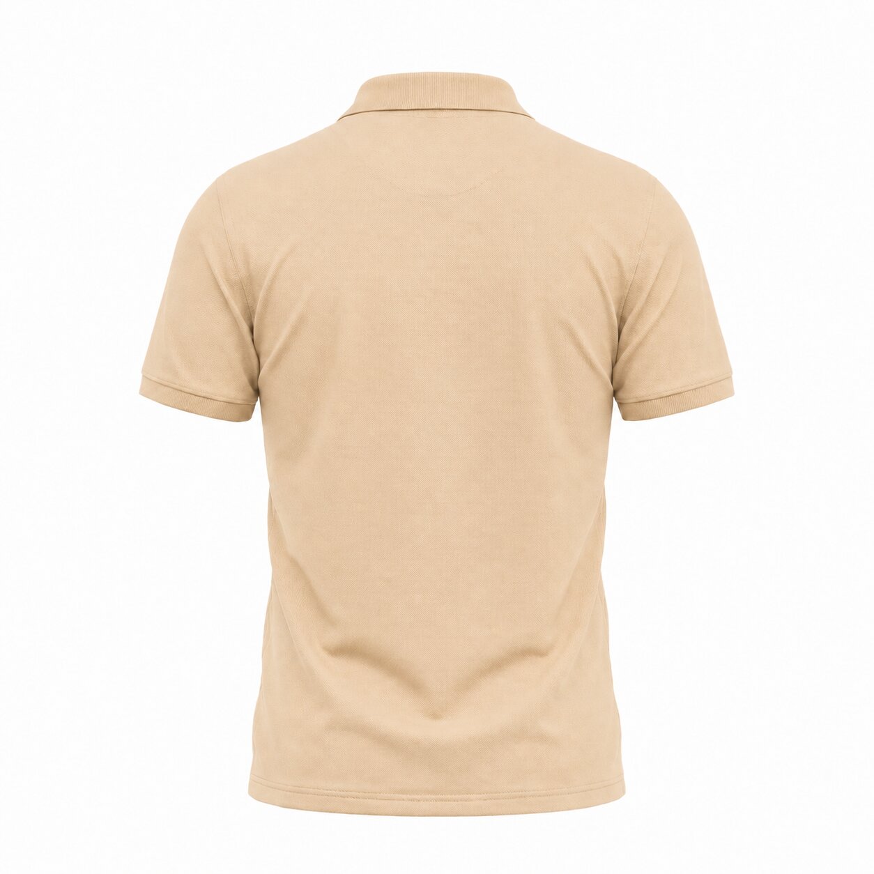 Départ Polo Homme Beige Élégant et Confortable