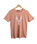 T-shirt SAUMON MOTIF CERF