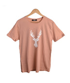 T-shirt SAUMON MOTIF CERF
