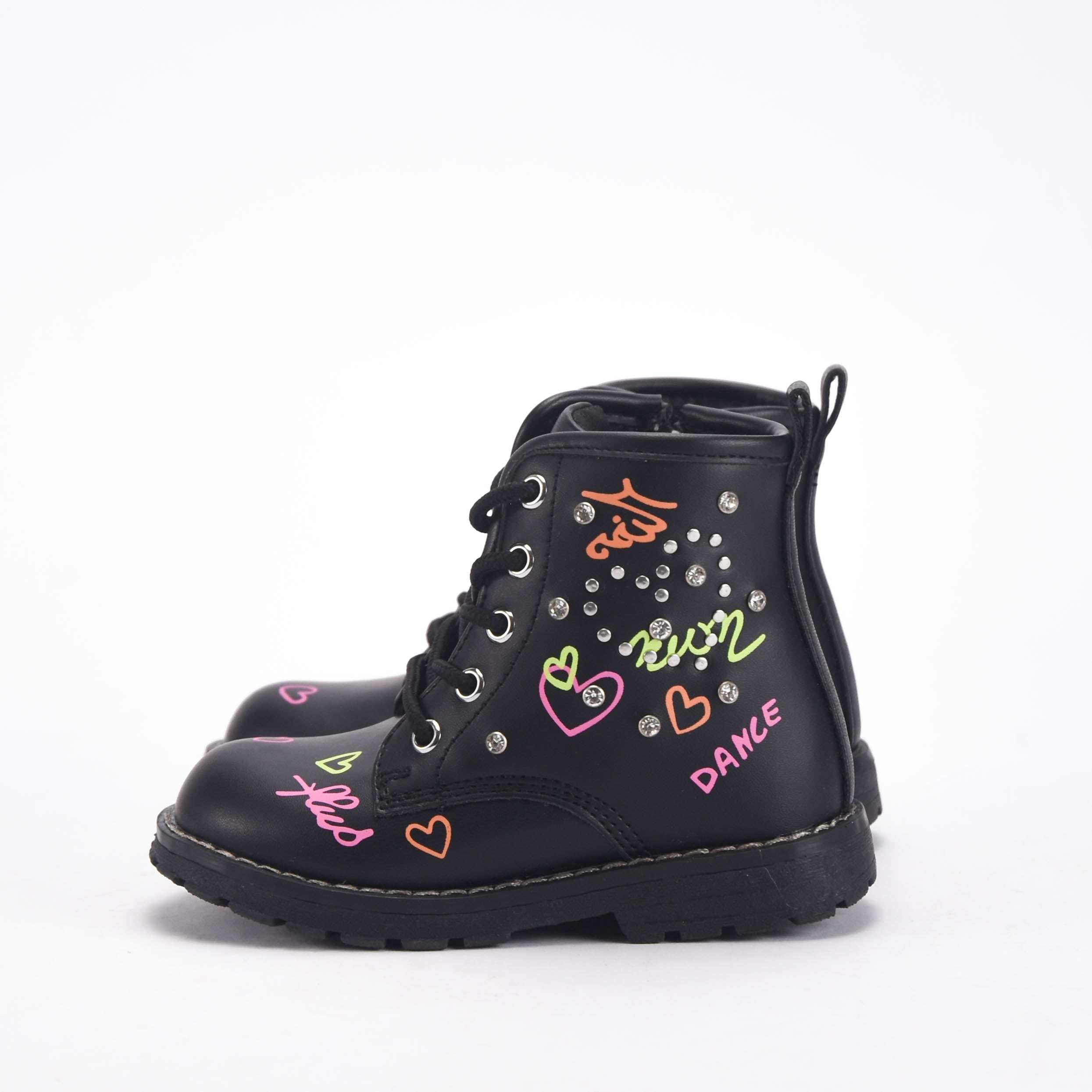 Chicco Bottines à Cœurs et Strass pour Fille