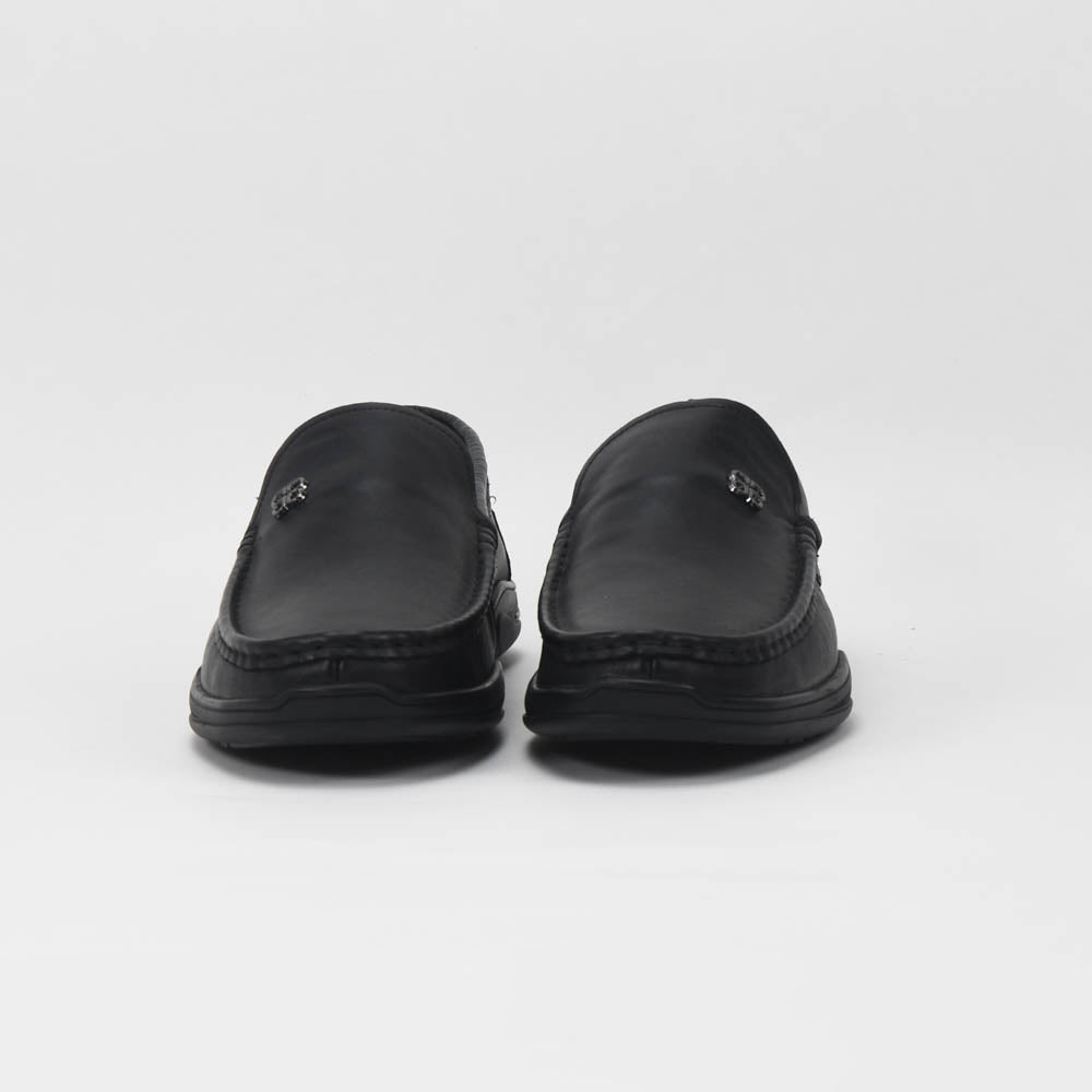 Septwolves Mocassins Cuir Noir Élégants Homme