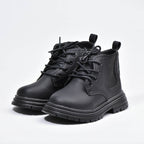 Bottes coordonnantes à lacets Noir Enfants﻿ 8