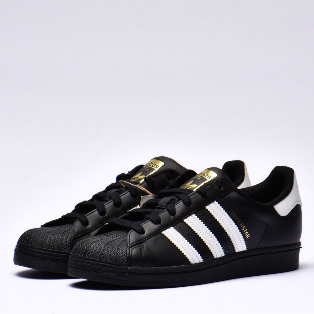 Adidas Superstar Baskets Classiques Noir et Blanc Unisexe