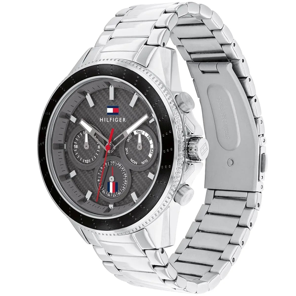 Tommy Hilfiger Montre Bracelet Acier Inoxydable Élégante Homme