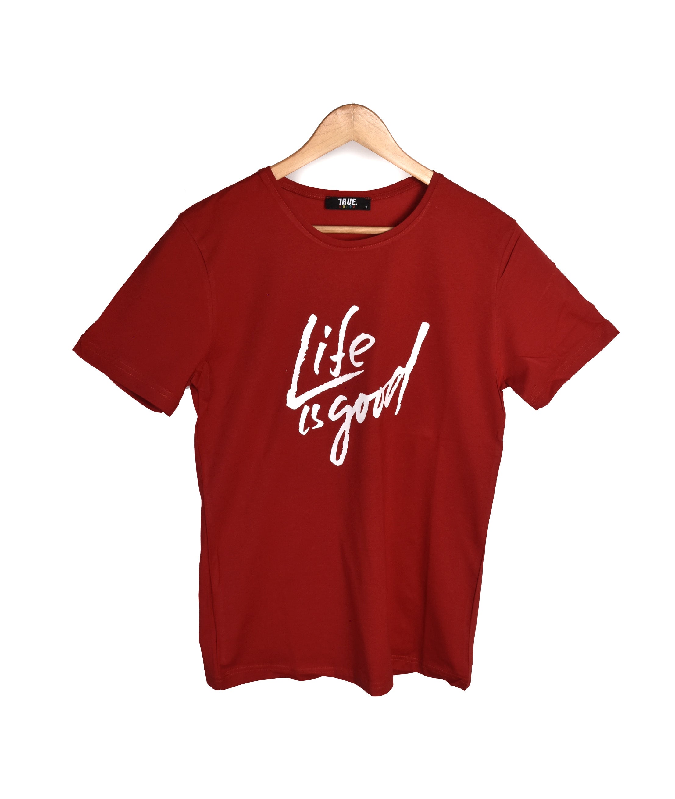 T-shirt ROUGE * LIFE IS GOOD*