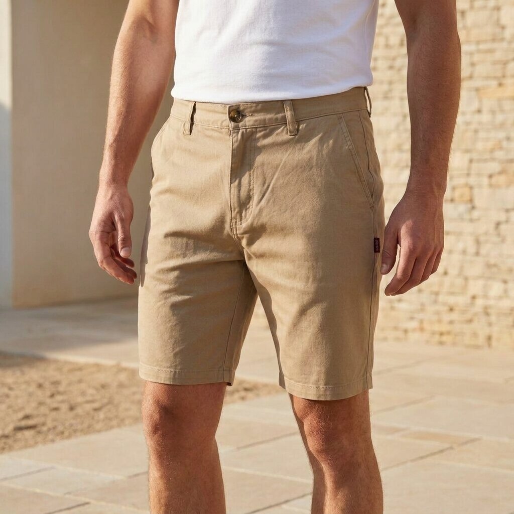Depart Short Chino Beige Élégant pour Homme