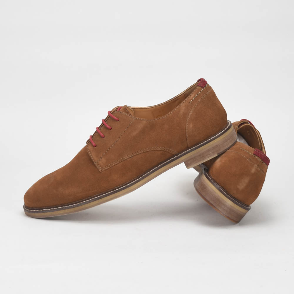 André Chaussures Derby en Daim Marron Élégantes Homme