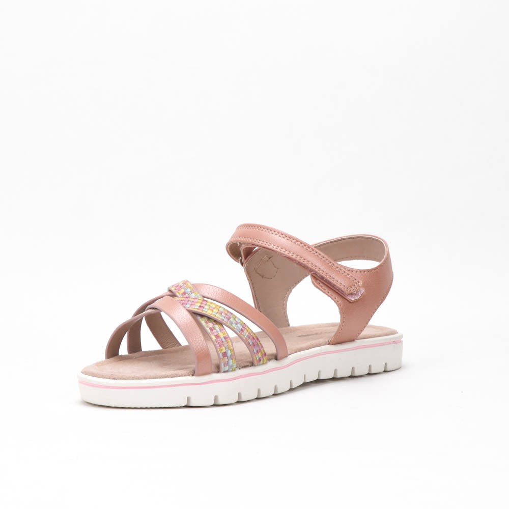 Kimland Sandales Plates Tressées Confortables Femme