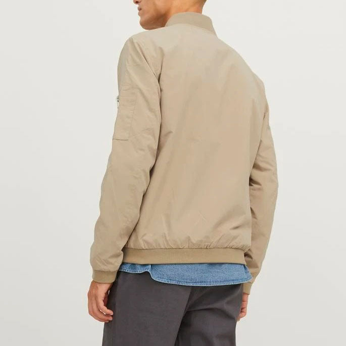 Jack & Jones Veste Bomber Légère Beige Homme